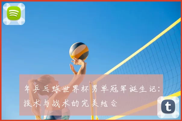 年乒乓球世界杯男单冠军诞生记：技术与战术的完美结合