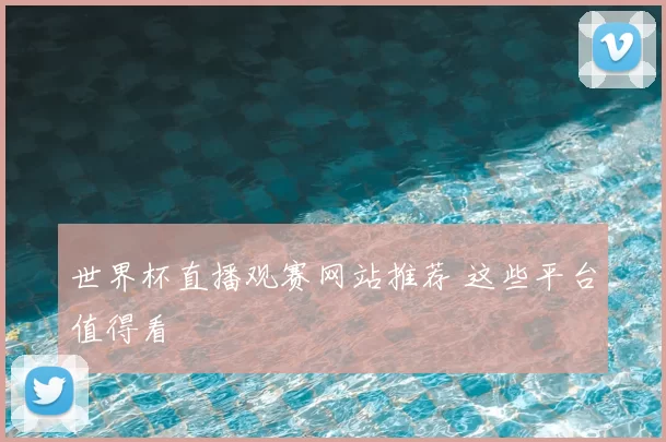 世界杯直播观赛网站推荐 这些平台值得看