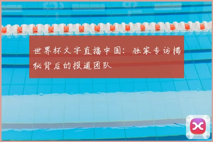 世界杯文字直播中国：独家专访揭秘背后的报道团队